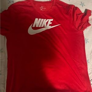 Red Nike Dri-Fit Shirt